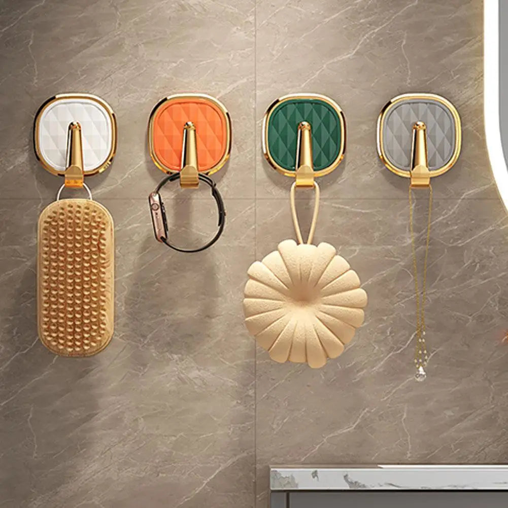 Luxury Punch-Free Wall Hooks &ndash; Strong Sticky Design for Easy Installation