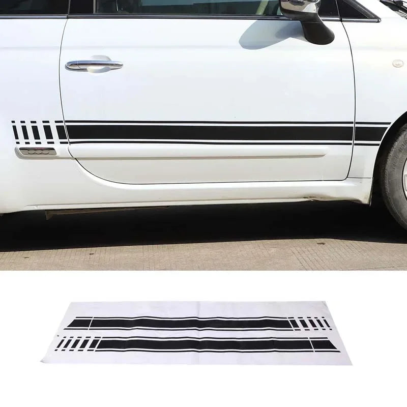 Fiat 500 2011-2019 Samolepka květiny na vnější část vozu