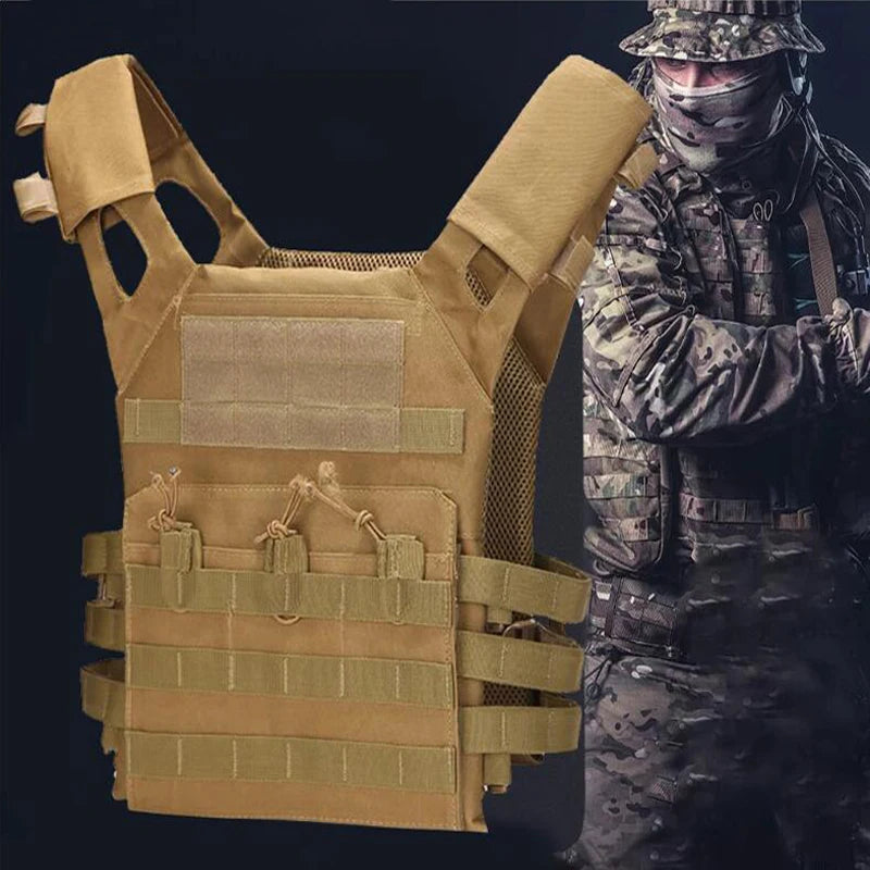 JPC Molle Plate Carrier Vest - Lightweight EVA Foam Board