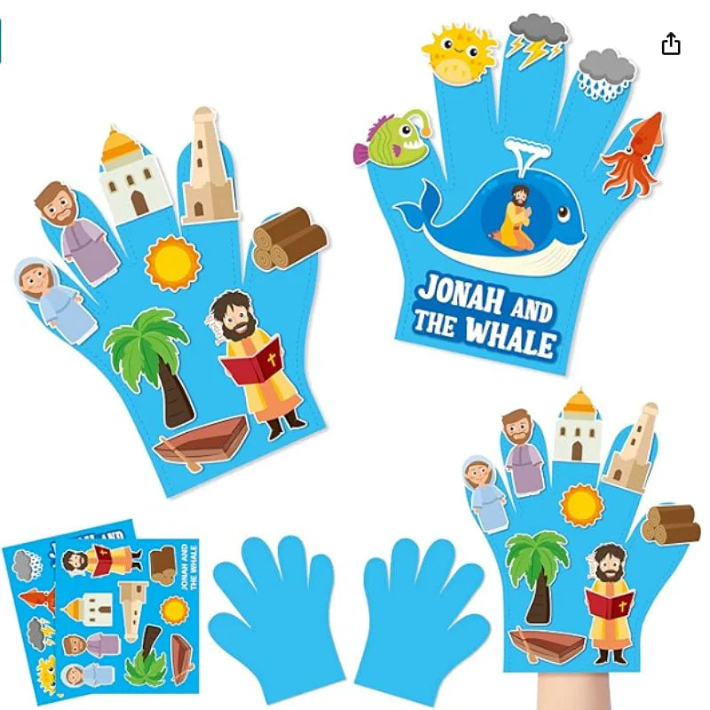 ATS30537 Hand Puppets Set &ndash; Montessori Storytelling Tool ATS30537 J
