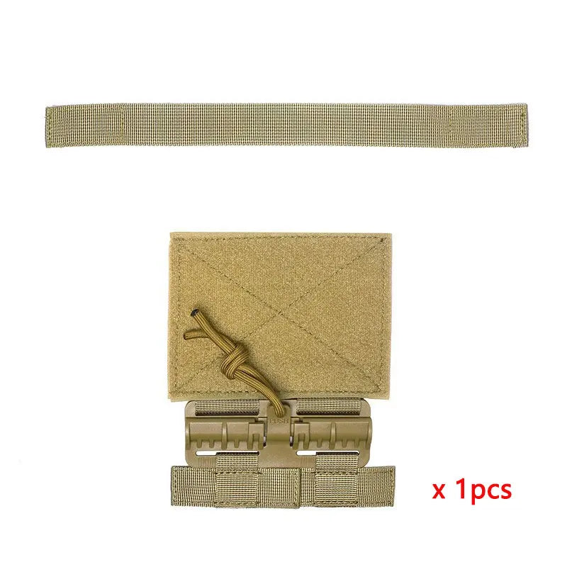 Tactical Quick Removal Vest Buckle Set &ndash; Easy Install Tan 1pcs