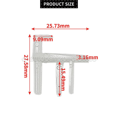 SP042019Z Window Blind End Clips for Seitz Dometic Flyscreen - 5 L/H &amp; 5 R/H Pairs