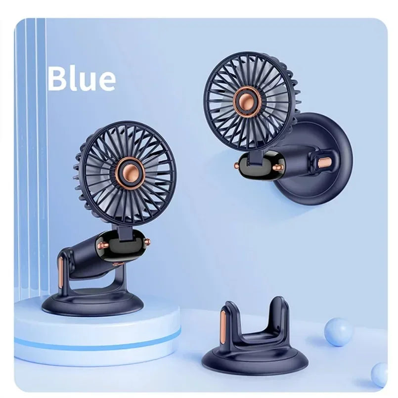 180 Degree Rotation Handheld Mini Fan &ndash; Ultra Portable Update Blue