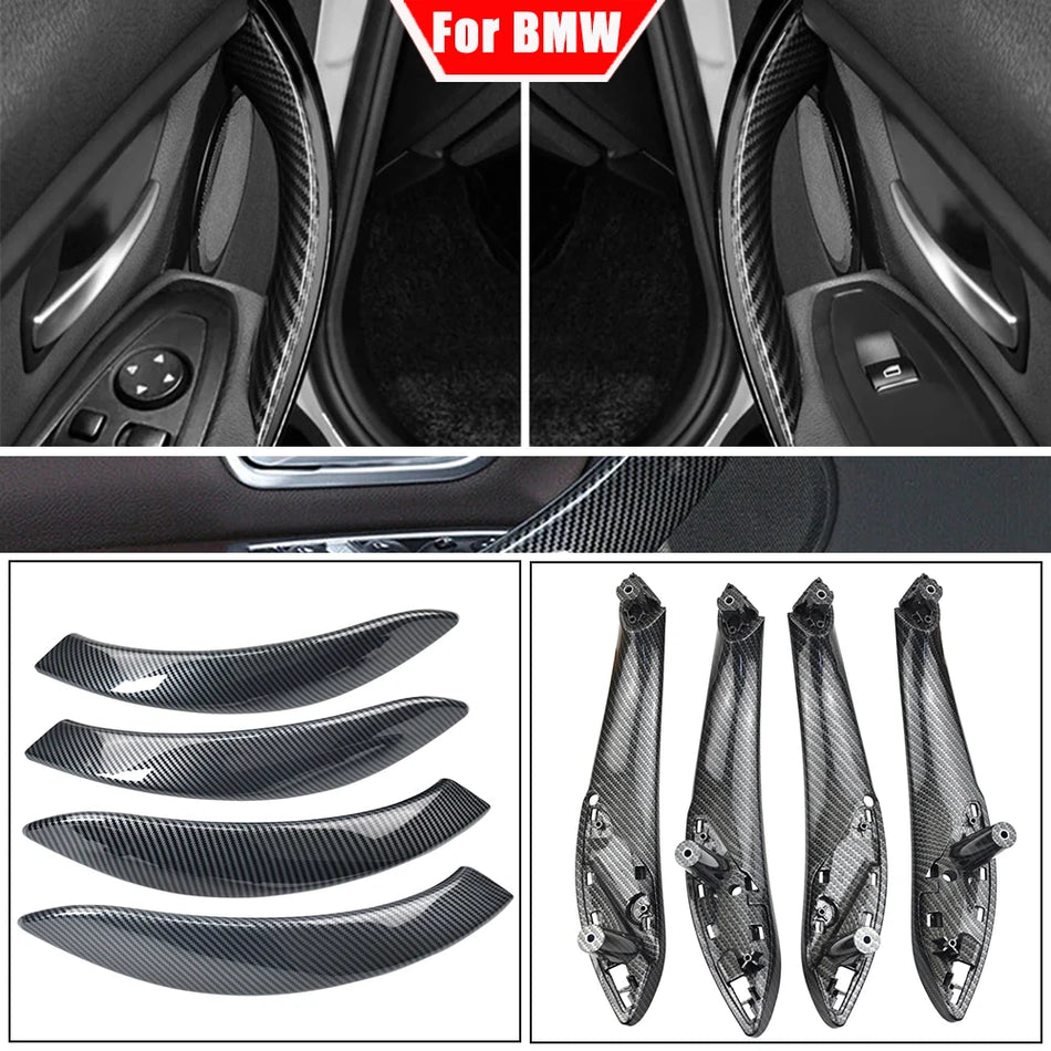 Отделка ручки двери из углеродного волокна для BMW 3 4 серии F30 F31 F32 F33 F34 F35 F36 F80 F82 F83