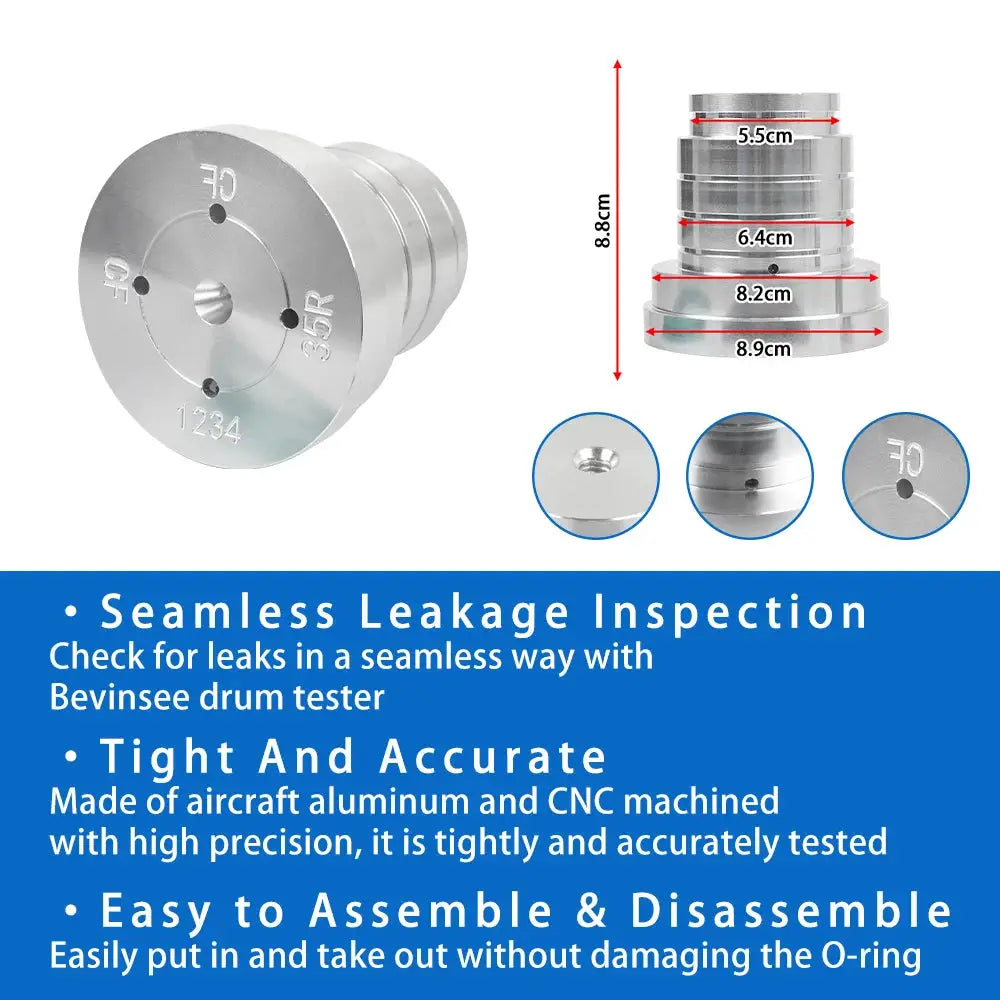 1Set Reverse Drum Tester Fit For Ford LS 6L80 6L90 35R/1-2-3-4 Drum Testing Tool Leaks and Cracks Checking Leaks and Cracks by InterCyprus Trading Ltd