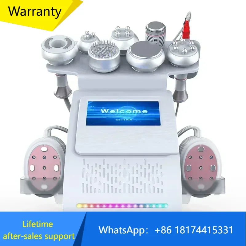 Máquina de adelgazamiento corporal ultrasónica por cavitación RF Tool 80K