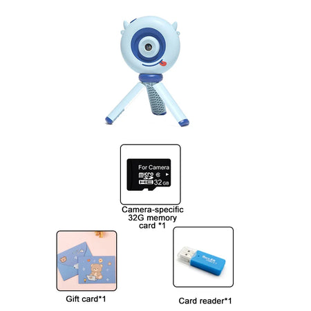 Toy Digital Video Camera For Children - Fun Kids Camera Blue-Camera