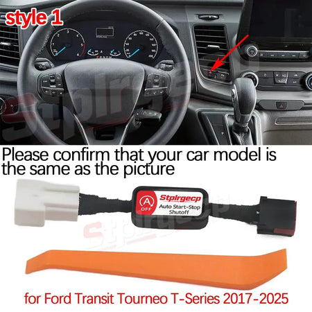 For Ford Transit Tourneo T-Series 2017-2025 Auto Canceller Automatic Stop Start Engine System Eliminator Closer Cable by InterCyprus Trading Ltd