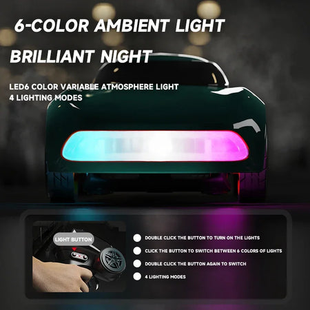 Mini Desktop Drift Car Q197 RC Vehicle &ndash; Colorful Lights