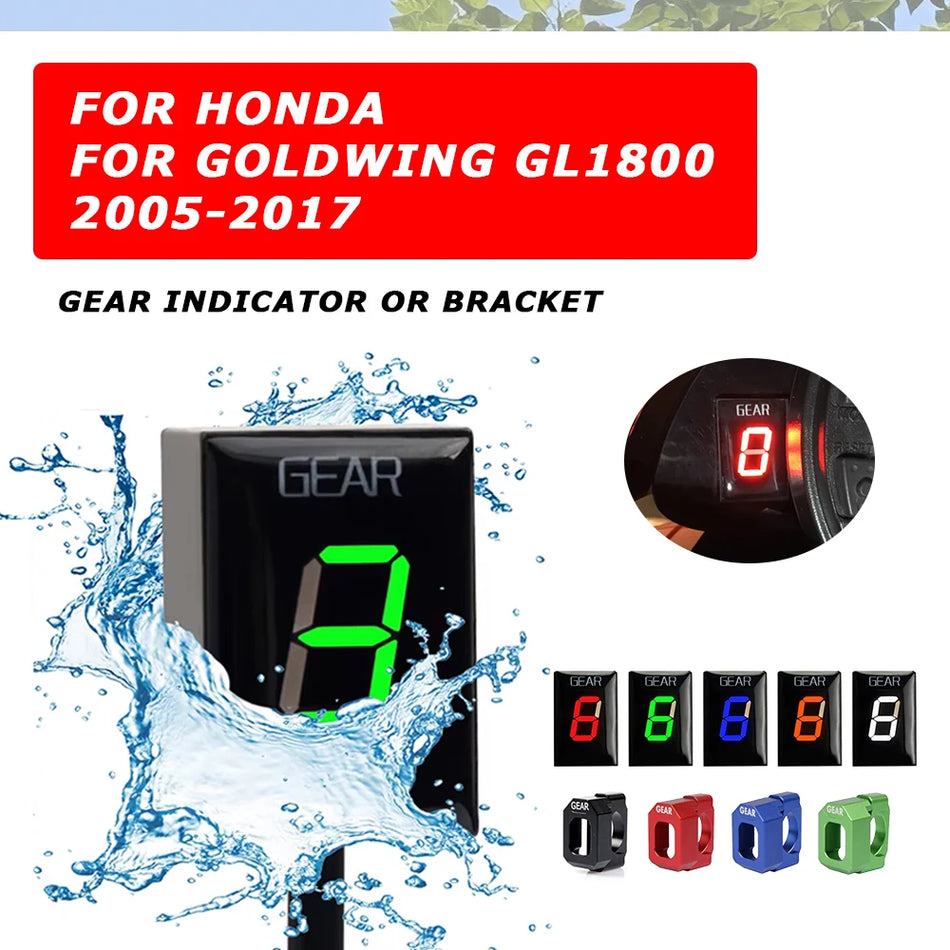 Honda Gold Wing GL1800 Versnellingsindicator Display Meter met LED, Motorfiets Accessoires