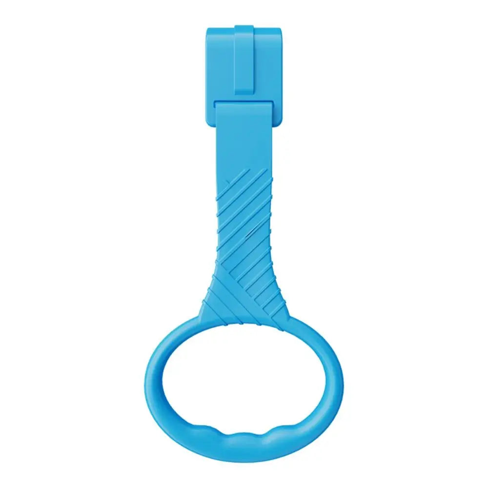 Plastic Pull Ring for Baby Cribs &ndash; Stand Up &amp; Walk Assist Tool blue