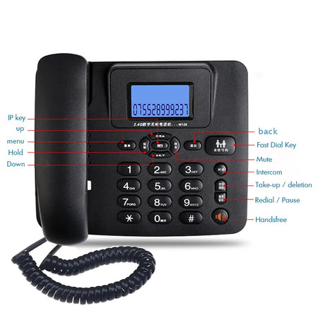 Kt13 Cordless Answering Machine 2.4G &ndash; Long Range 300m