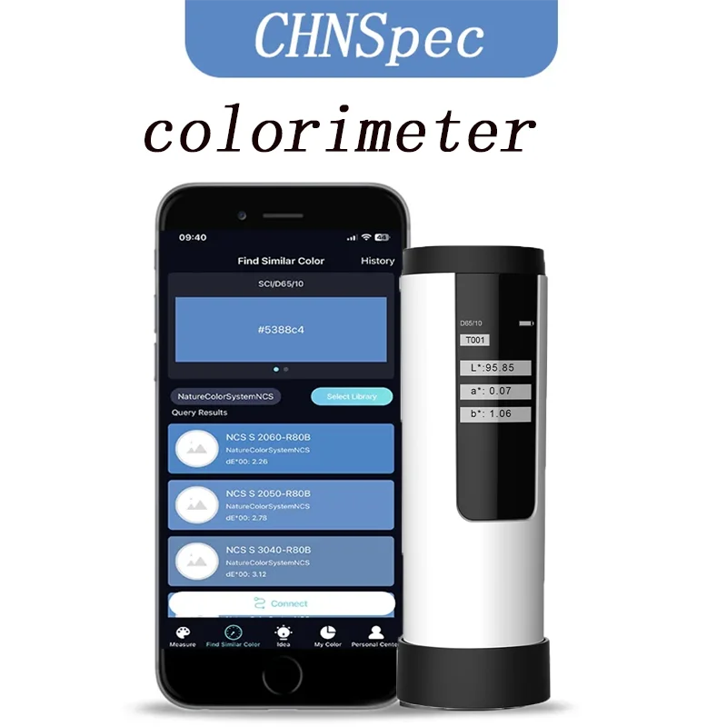 Mobile APP Colorimeter 8mm Caliber Quick Matching Color Code Suitable ...