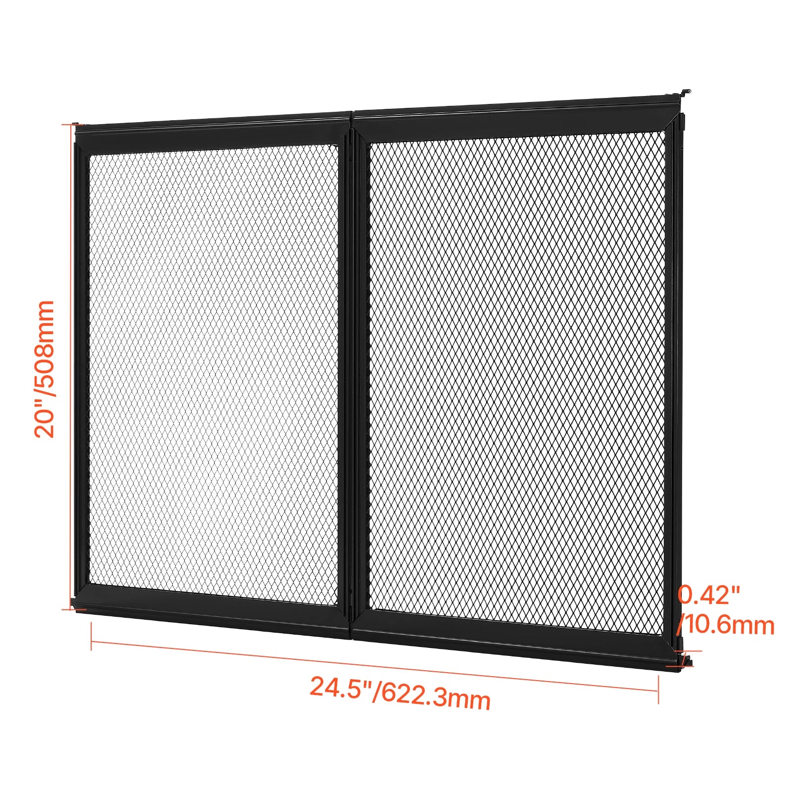 SucceBuy RV Entry Screen Door Protector &ndash; Breathable Mesh W26.5in H20in / United States