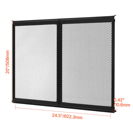 SucceBuy RV Entry Screen Door Protector &ndash; Breathable Mesh W26.5in H20in / United States