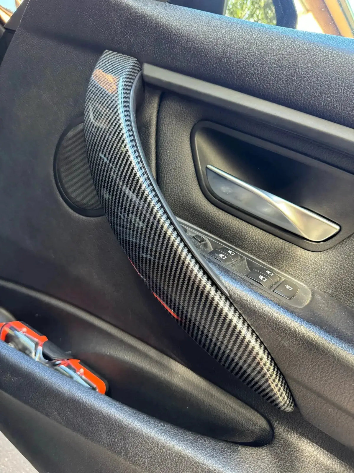 Real Carbon Fiber F30 F80 F31 Interior Car Door PullHandle Outer Cover Trim For BMW 3 4 Series M3 M4F34 F36 F32 F33 F82 F83 by InterCyprus Trading Ltd