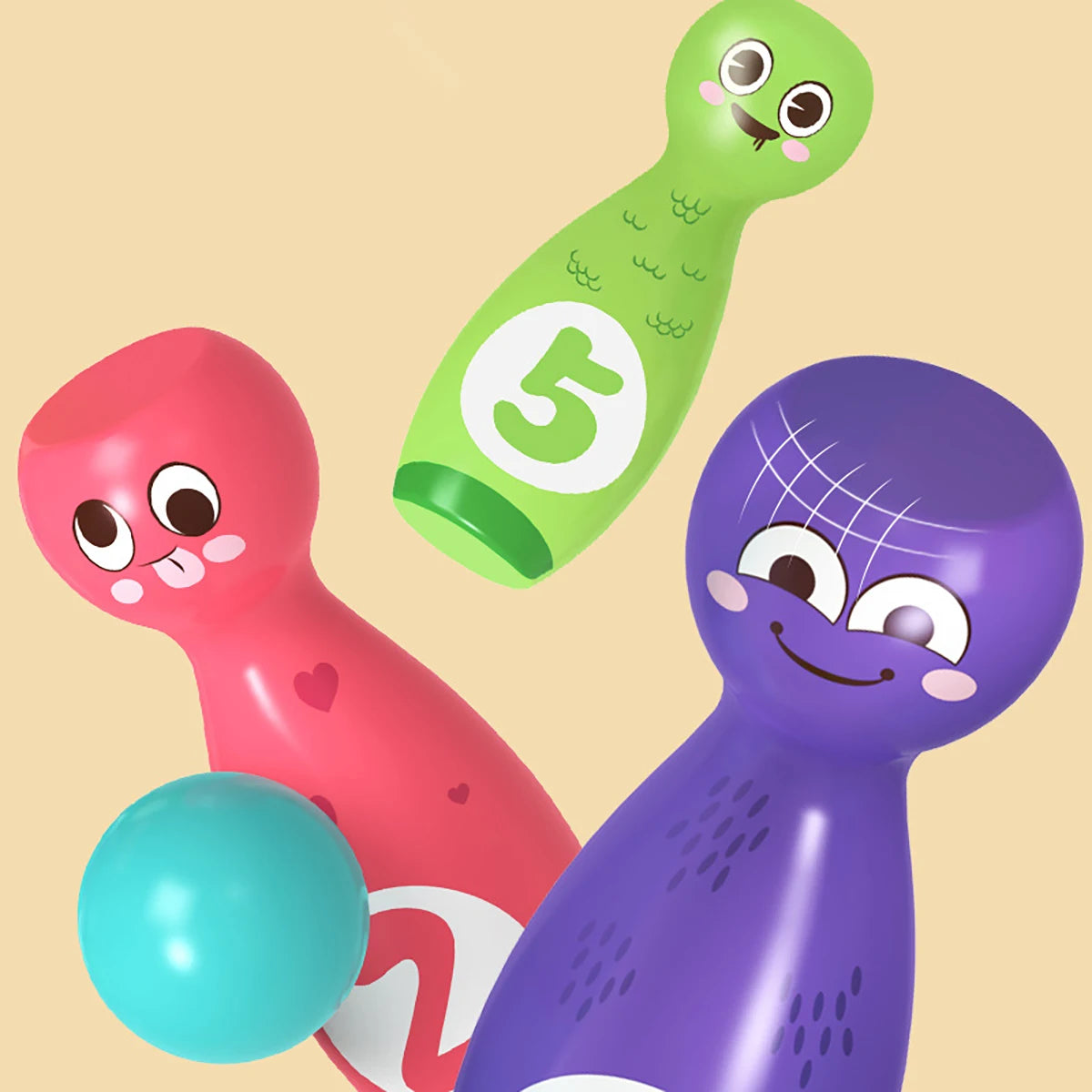 Educational Baby Bowling Set for Toddlers - Fun Indoor &amp; Outdoor Sports Activity Toy for Children, Perfect Gift for Ages 3+