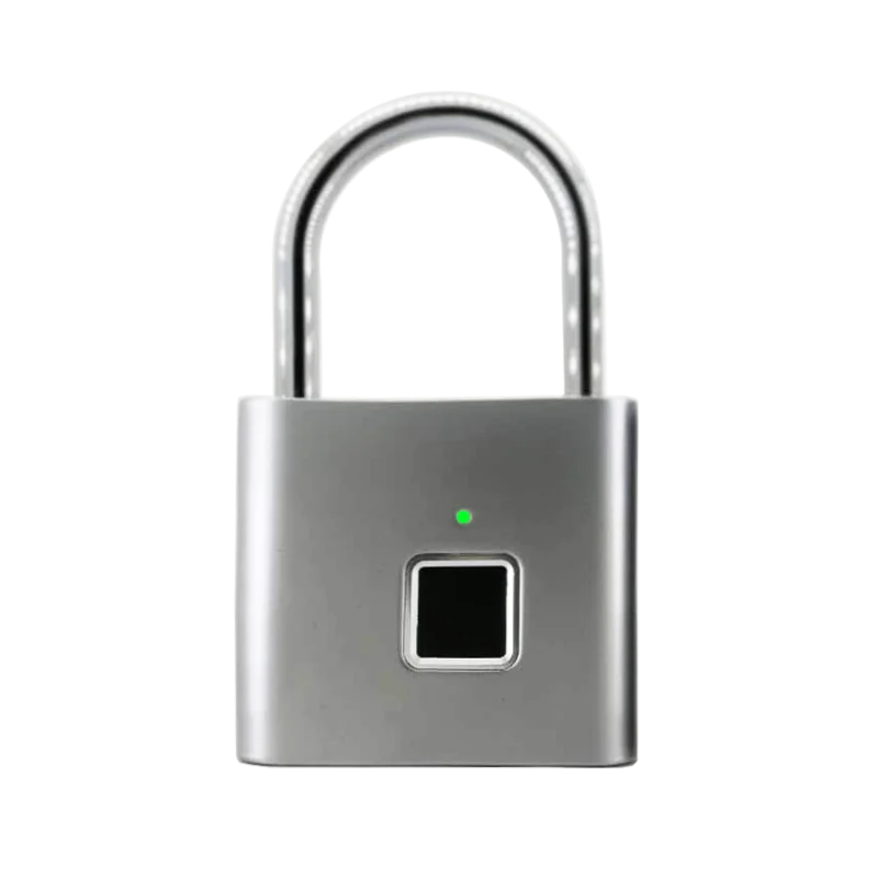 RAYKUBE P2 Smart Waterproof Fingerprint Padlock Silver