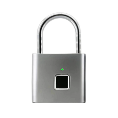 RAYKUBE P2 Smart Waterproof Fingerprint Padlock Silver