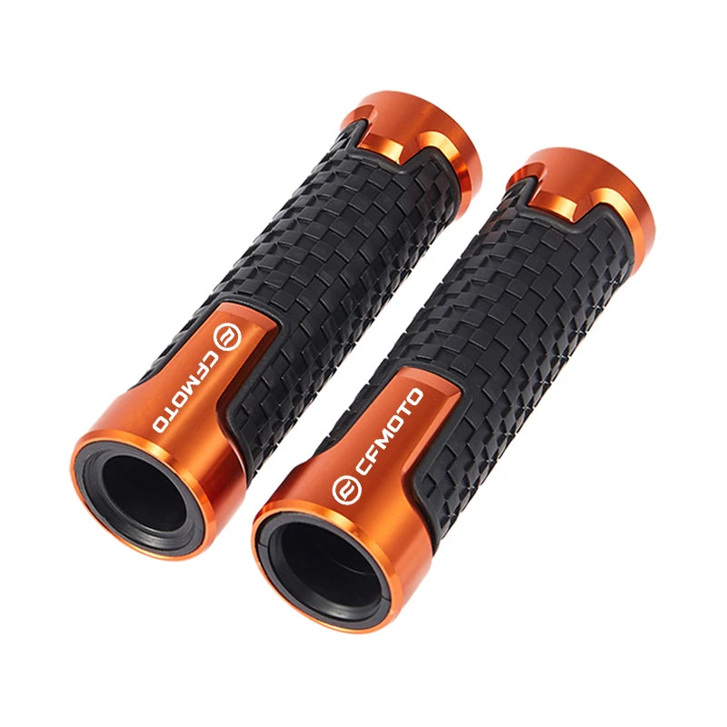 High-Performance CNC Aluminium Handlebar Ends for CFMOTO Motorcycles Orange