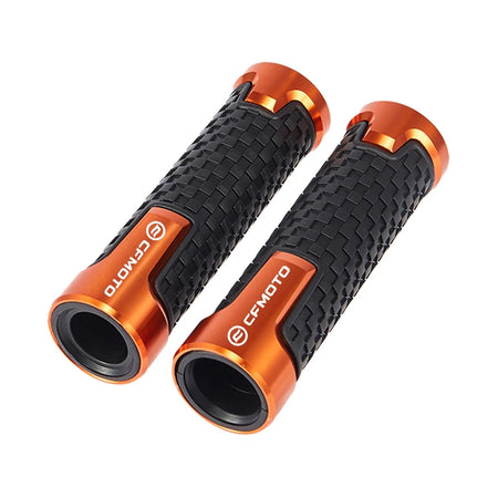 High-Performance CNC Aluminium Handlebar Ends for CFMOTO Motorcycles Orange