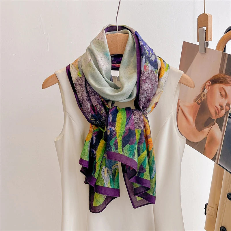 Luxury Wool and Silk Scarf &ndash; Exquisite Warmth and Style