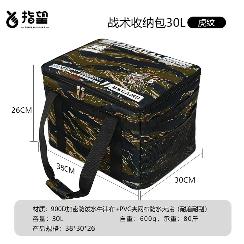 30-42L Camping Equipment Storage Bag &ndash; Exceptional Organization and Insulation Pattern 30L