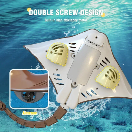 2.4G Remote Control Manta Ray Toy - Waterproof Pool Fun