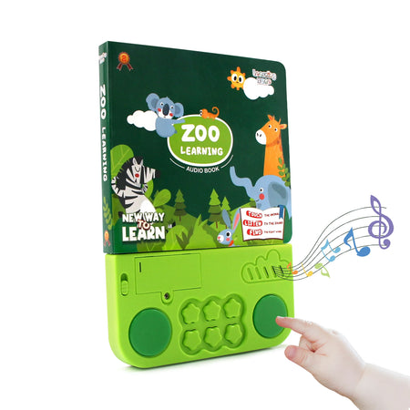 CoolPlay Kids Electronic Audio Books &ndash; Interactive Learning with Melody and Lights Animals