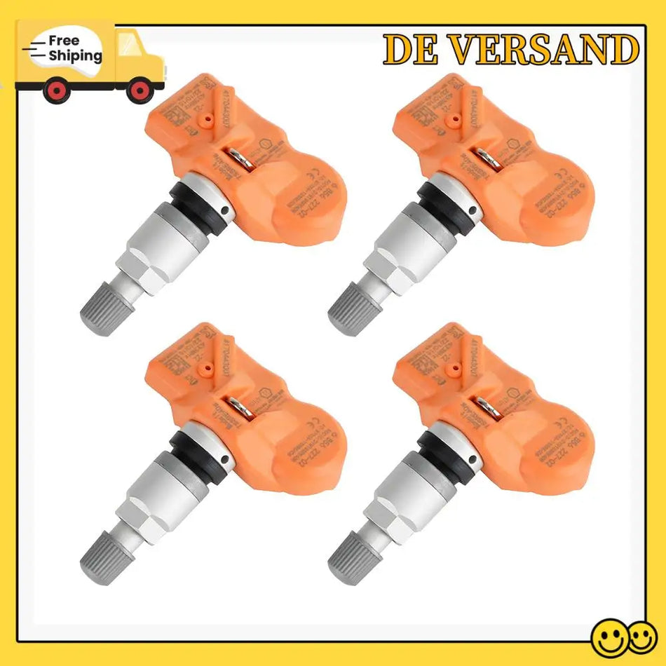 Sensor TPMS 4 Pacote para BMW 433MHz 6856227 compatível com a Série de Carros BMW Substituição Direta para Veículos BMW