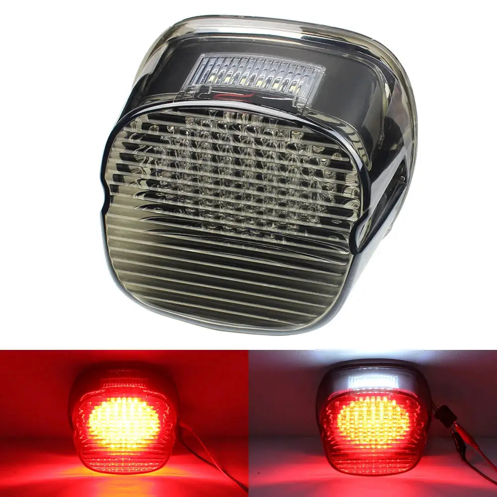 LED Tail Light Brake Lamp Driving Light with License Plate Light LED Taillight for Sportster/Softail/Touring/Dyna by InterCyprus Trading Ltd