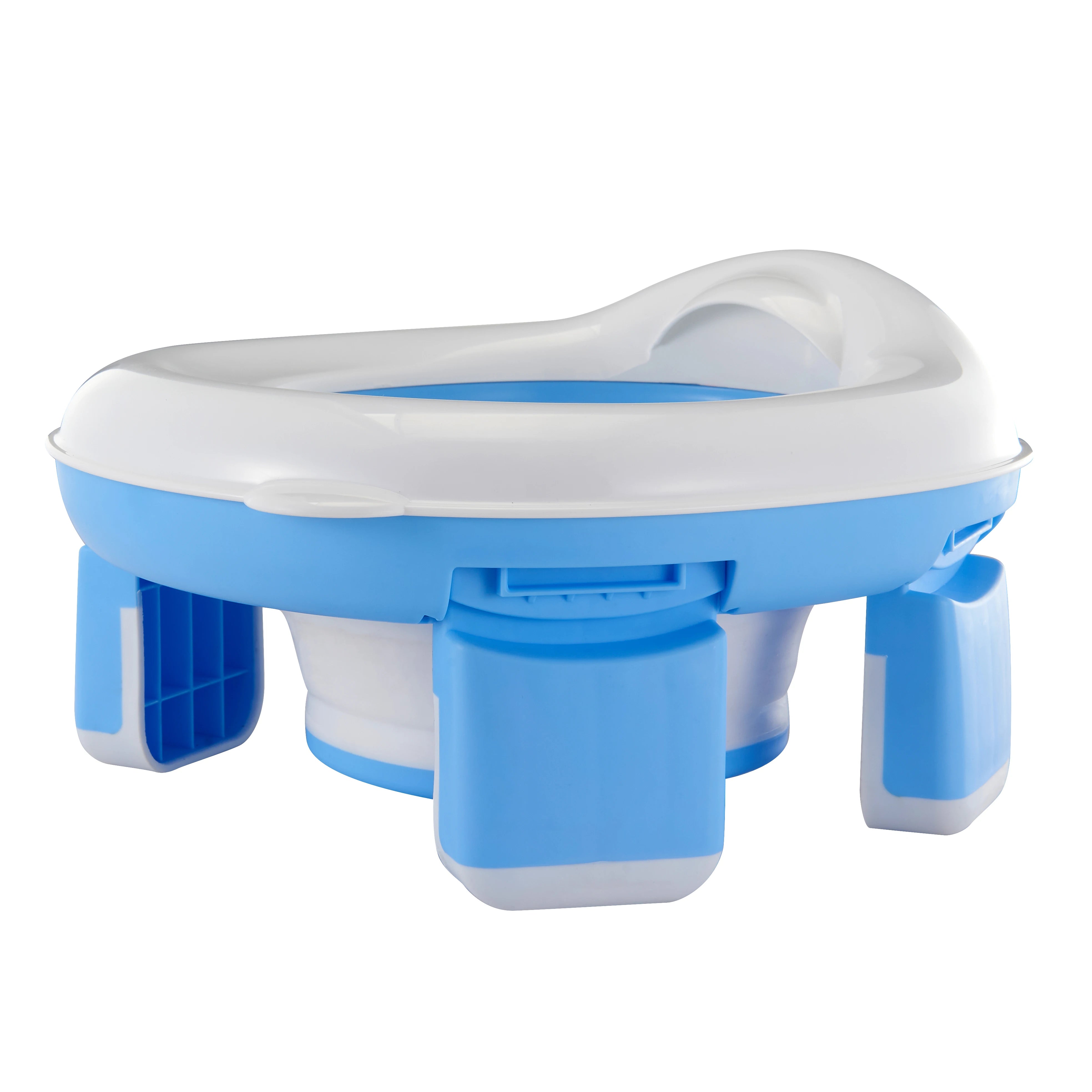 3 In 1 Travel Toilet Seat Foldable Potty Ultra Safe Blue