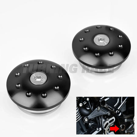 Frame Hole Plug Kit for Kawasaki Z900RS / CAFE / SE 2018–2026 CNC Aluminum Frame Guard Insert Cap Cover Accessories by InterCyprus Trading Ltd