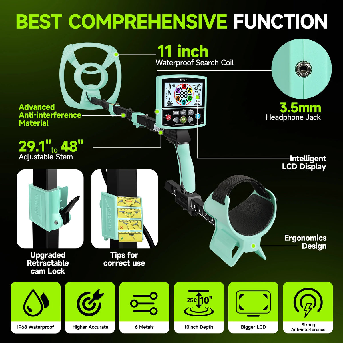Portable Metal Detector &ndash; Accurate Underground Positioning