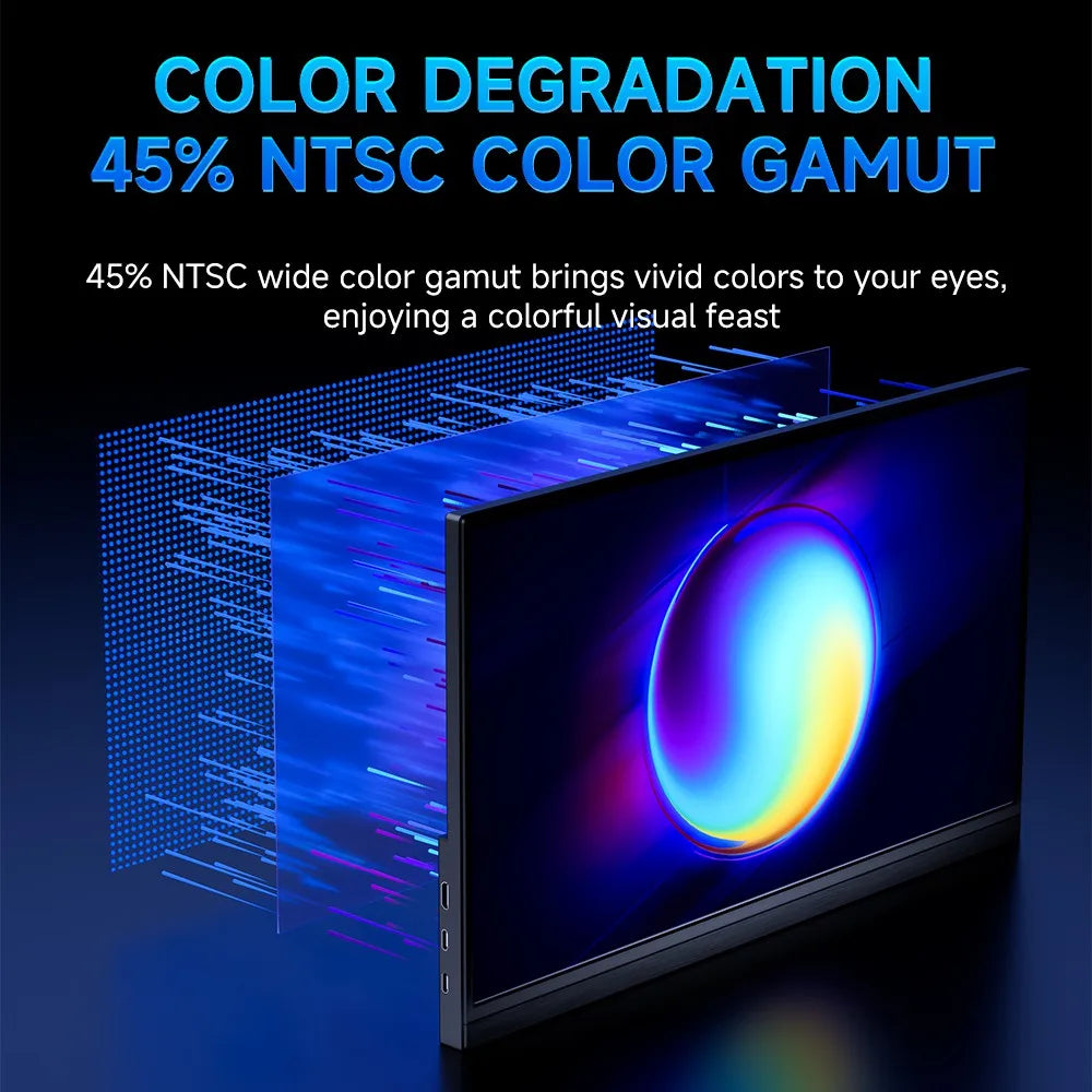 MUCAl 15.6 Inch Portable Monitor &ndash; Full HD 1920x1080 Display