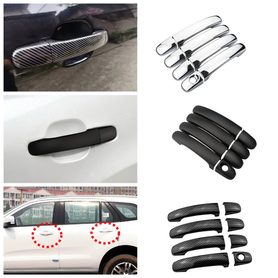 Adesivi protettivi per maniglie delle porte per Ford Ranger Everest Endeavour esterno ABS a un foro