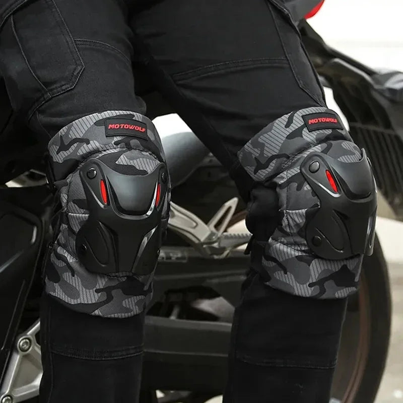 EVA Protective Elbow and Knee Pads for Cycling, Motorbike, and Skiing Safety