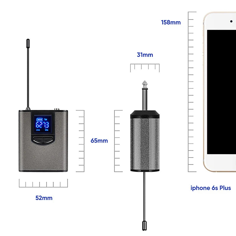 Wireless Lavalier Microphone System for iPhone, Android, and PC
