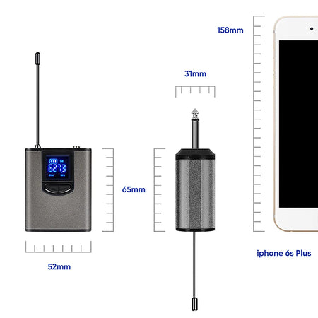 Wireless Lavalier Microphone System for iPhone, Android, and PC