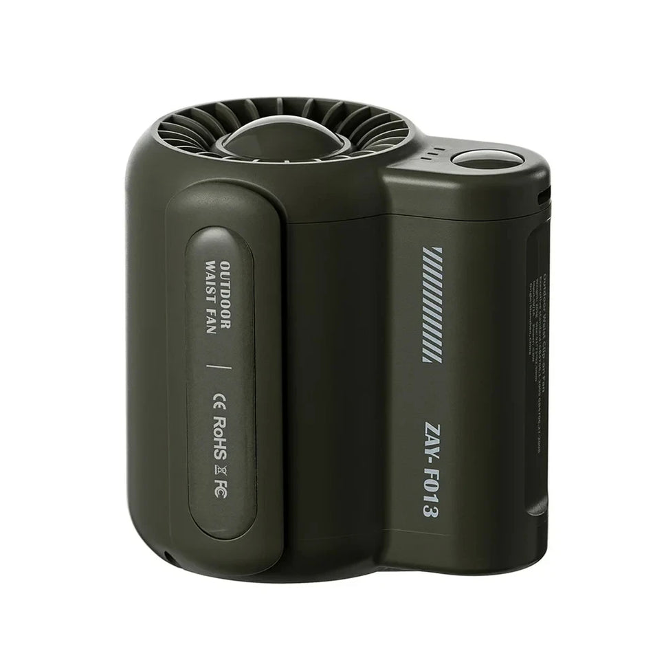 Portable Rechargeable Waist Fan Mini &ndash; 4500mAh Long Runtime