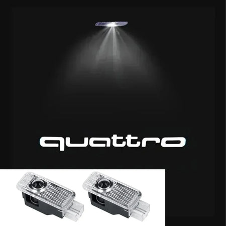 2pcs Audi Car Door Logo Projector Lights - HD Welcome Lamp 05