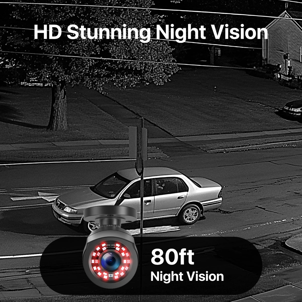 ZOSI 8CH 1080P CCTV System Outdoor Lite DVR &ndash; Night Vision