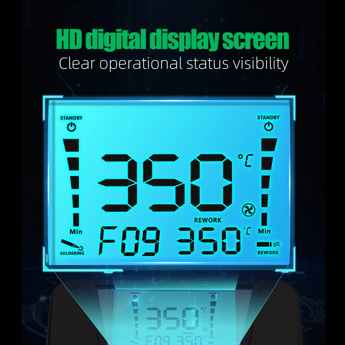 LAOA Repair Soldering Station 90W &ndash; Adjustable Temp LED