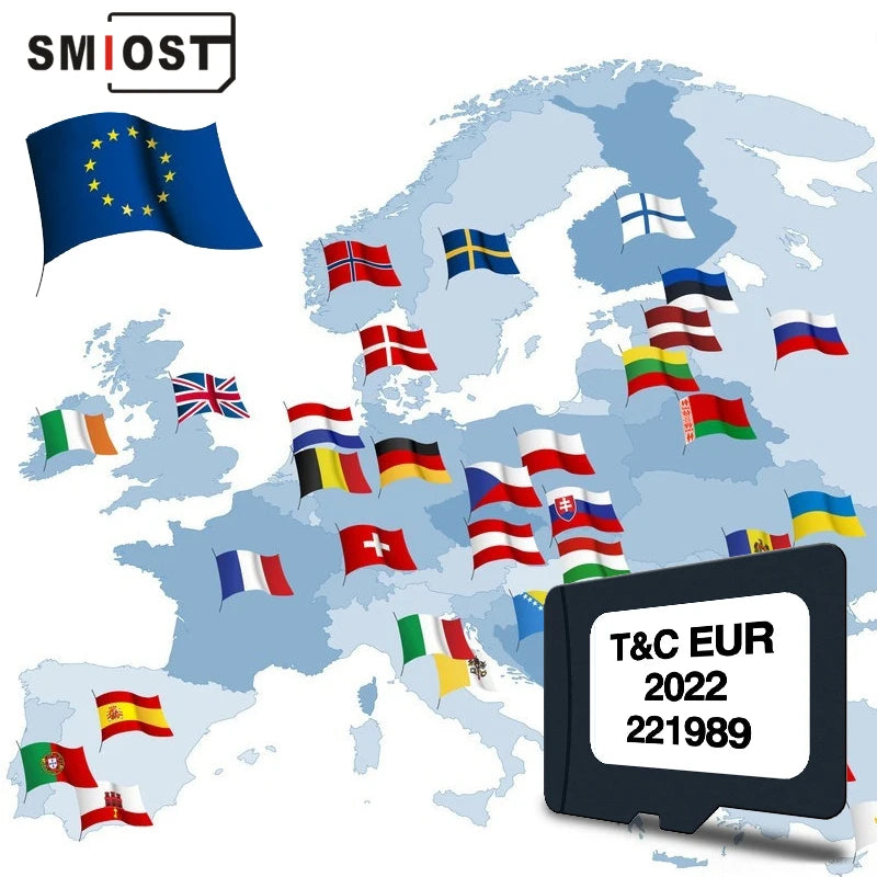 SMIOST Map TF 8GB For Opel Corsa Antara - GPS Update CHINA / for Opel TC no USB
