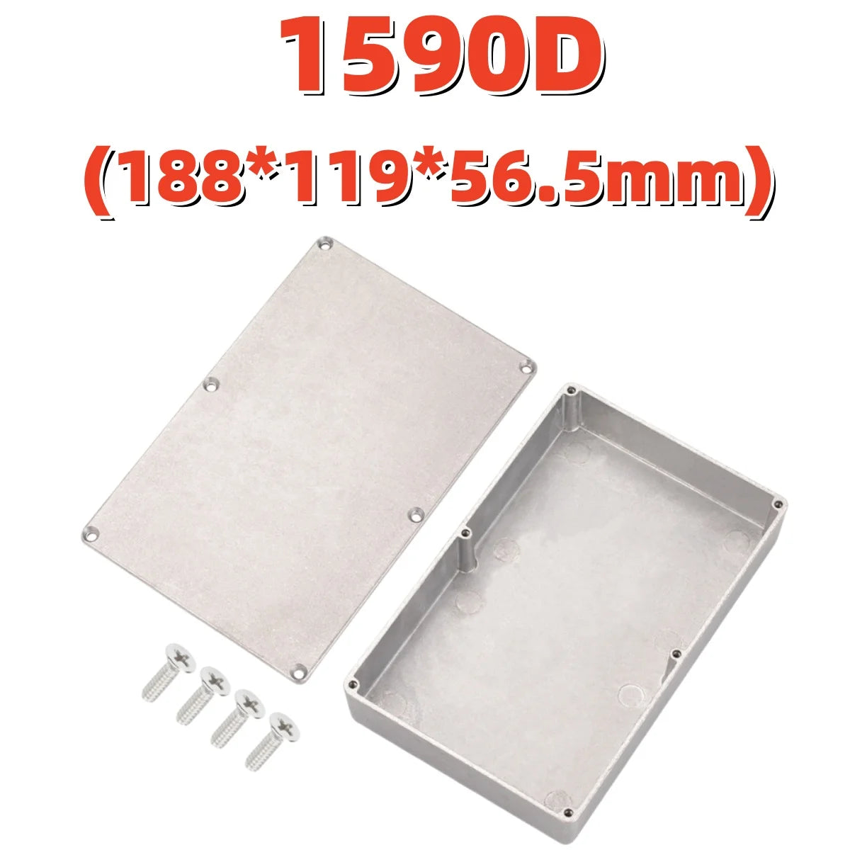 Miwayer 1590D Aluminum Enclosure &ndash; Heavy Duty Die-Cast Case 1590D