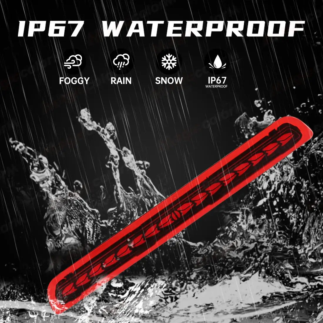 For Toyota 4Runner LC120 2003-2009 LED 3rd Third Brake Light Additional Rear Brake Taillight Driving Warning Lamp Car Parts by InterCyprus Trading Ltd