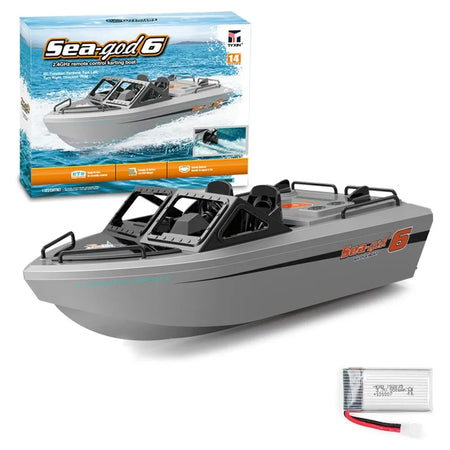 ZEY RC Brushless Jet 2.4G Remote Control Speedboat for Boys Grey-1B