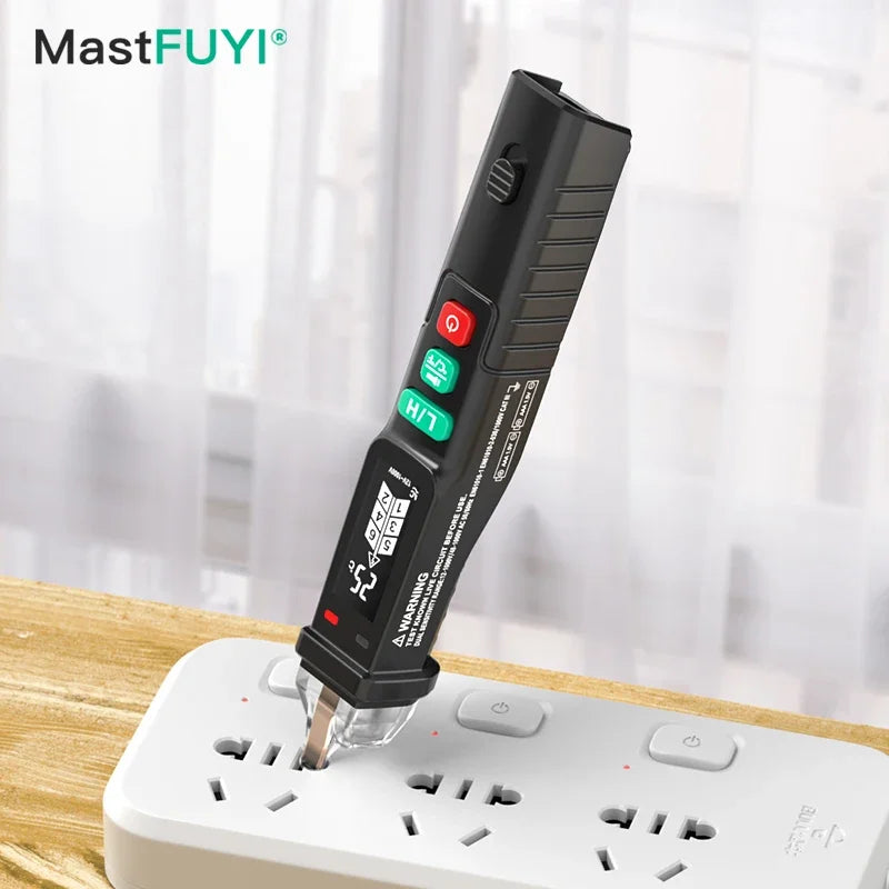 Mastfuyi Smart Induktions AC Spänningstestpenna 48-1000V Med NCV Sensor