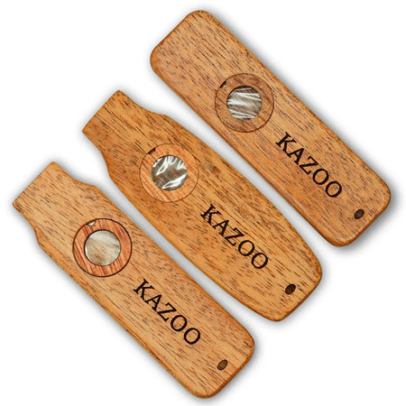 Wooden Kazoo With Lanyards &ndash; Ultra Portable Diaphragms