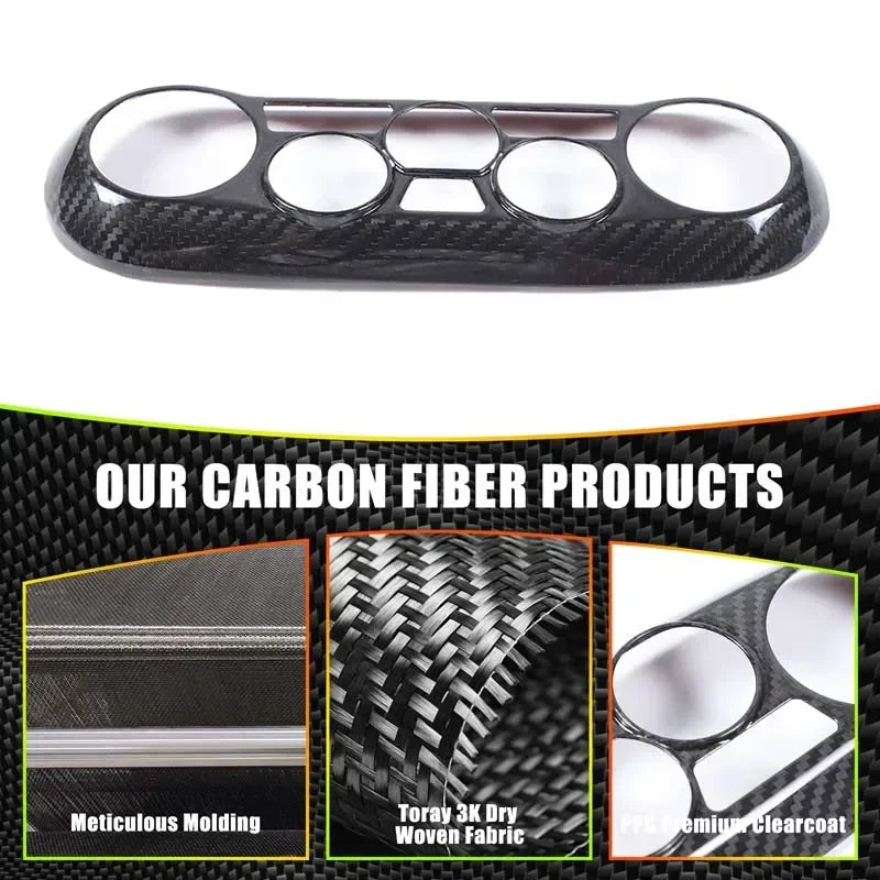 Reaalne süsinikkiust keskkondlik AC lüliti paneeli kate Ferrari F12